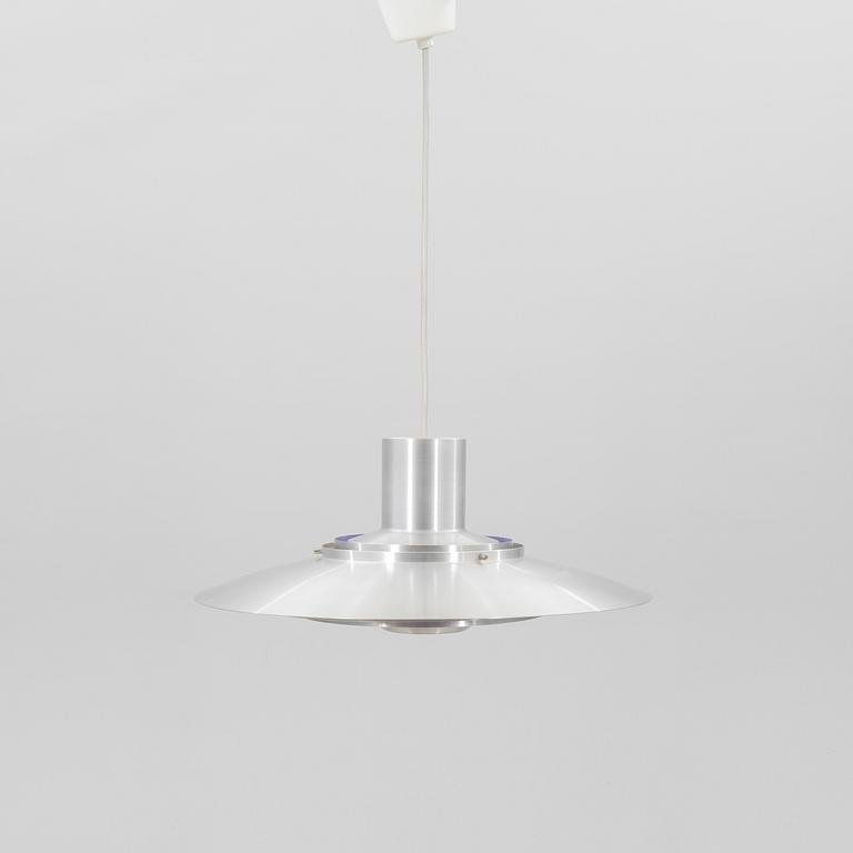 Jørgen Kastholm & Preben Juhl Fabricius, taklampa,"P376 KF1" Danmark, formgiven 1963 för Nordisk Solar.