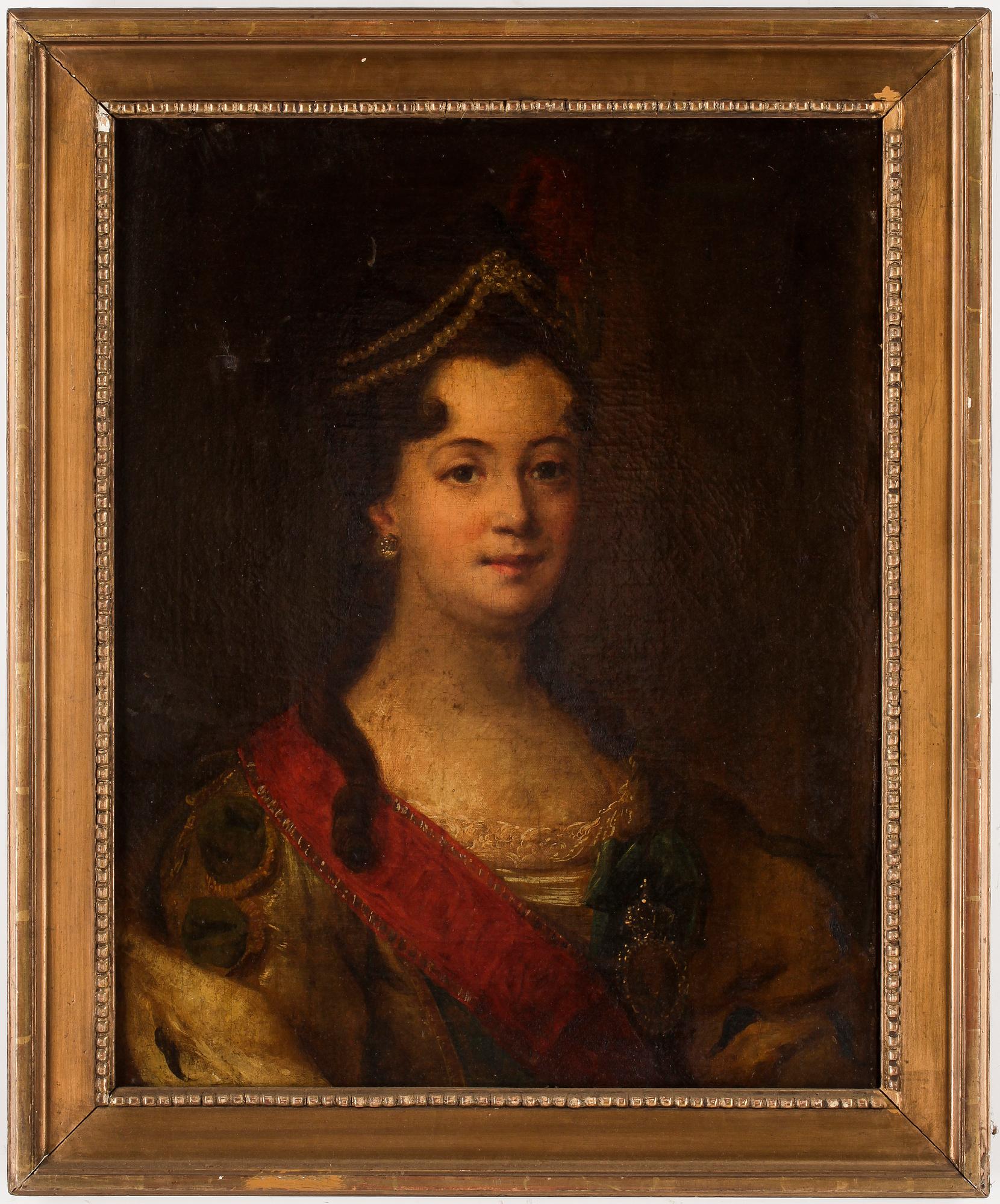 OKÄND KONSTNÄR, olja på duk, 1800-tal, ej signerad.