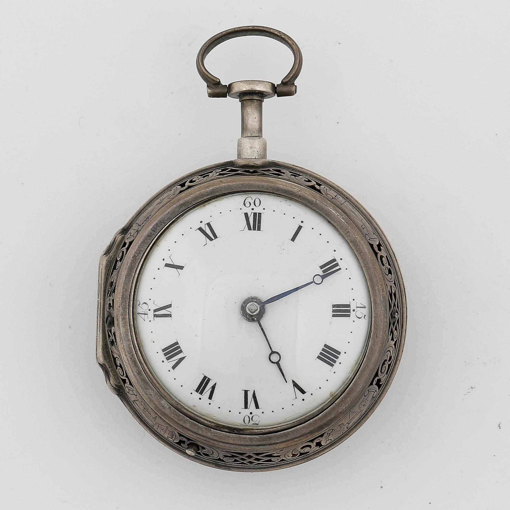 HERRFICKUR, silver, Cornelis Vyterweer, Rotterdam, 1700-tal. Vikt tot ca 149 gram.
