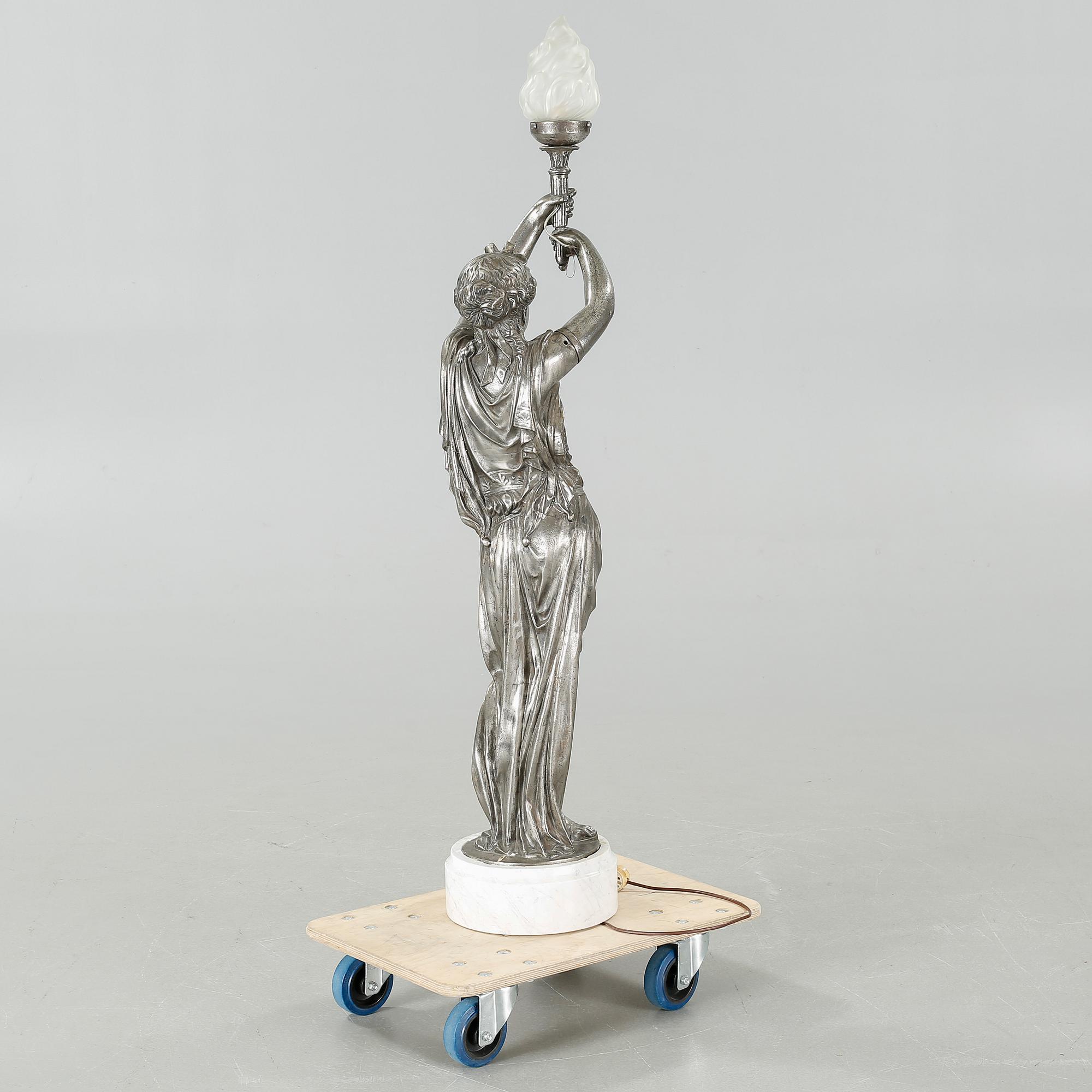 A 20th century floor lamp, after Antoine Durenne.