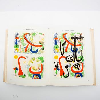 Joan Miró, bok med 11 färglitografier, "Joan Miró Lithographies", Volume I, Maeght, Paris, 1972.