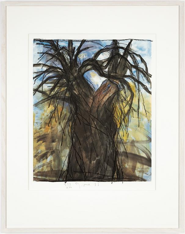 Jim Dine, färglitografier , 4 st, Ur "The Astra Set", 1985, signerade 274/400.