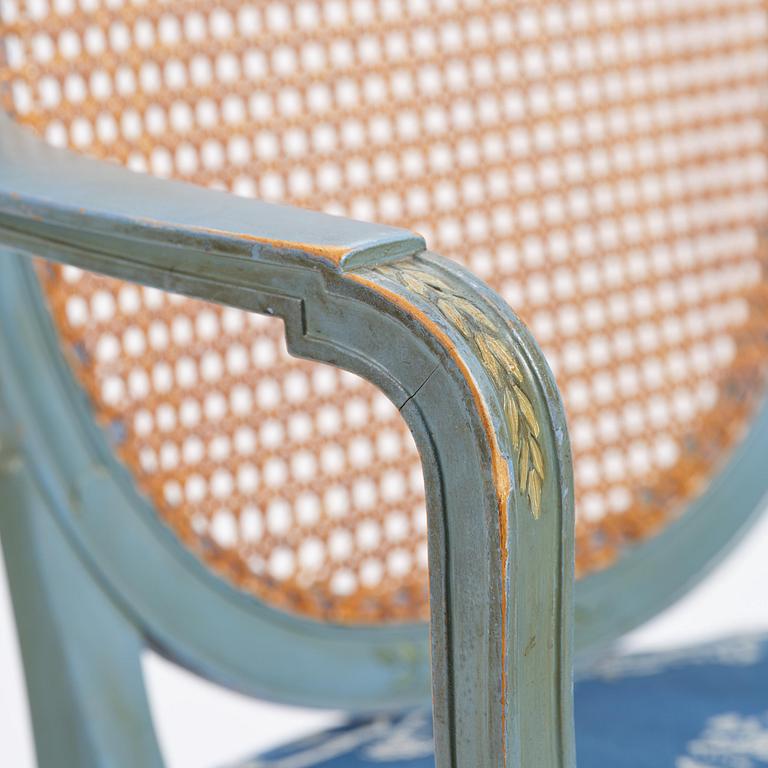 Carl Malmsten, a pair of Swedish Grace chairs, cabinetmaker Albin Johansson, Stockholm, for Villa Kvikkjokk, 1927.