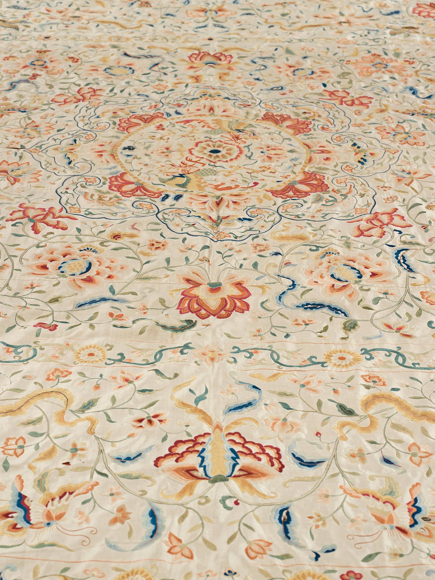 TÄCKE, siden. Qingdynastin (1664-1912).