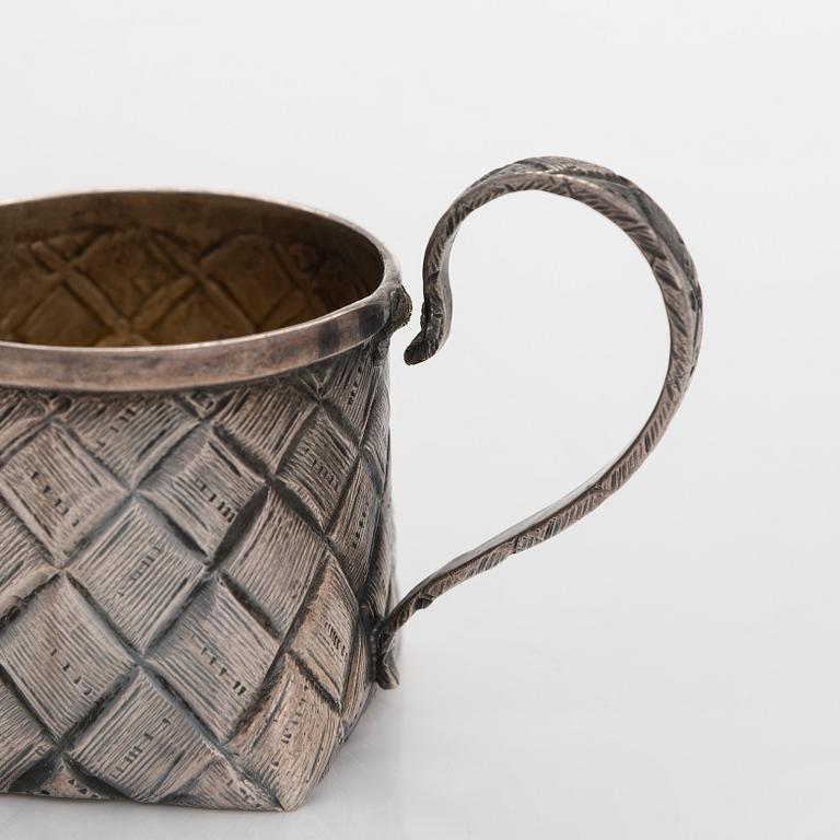 Charka / supkopp, silver, trompe l’oeil, S:t Petersburg  1890 .