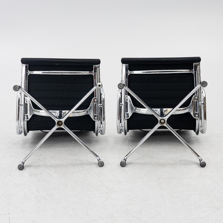 Charles & Ray Eames, armchairs, a pair, model EA 108, Vitra.