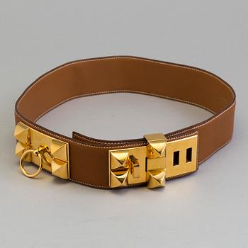 BELT, "Collier de Chien", Hermès size 75.