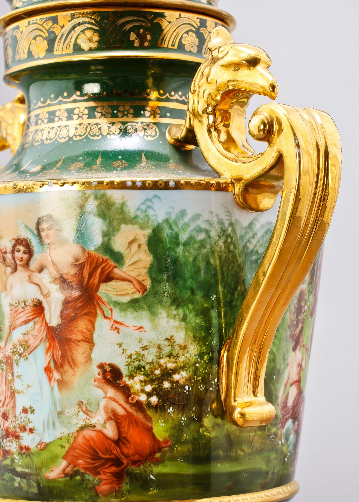 LOCKURNA, porslin, Wienliknande märke, 1900-tal.