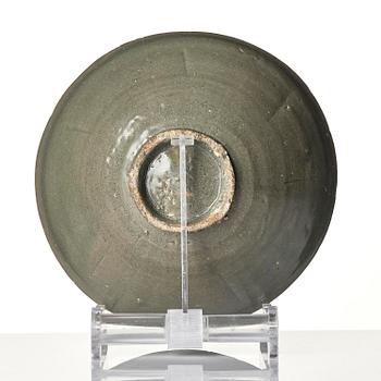A celadon green glazed bowl, Korea, Goryeo dynasty, 12th/13th century.