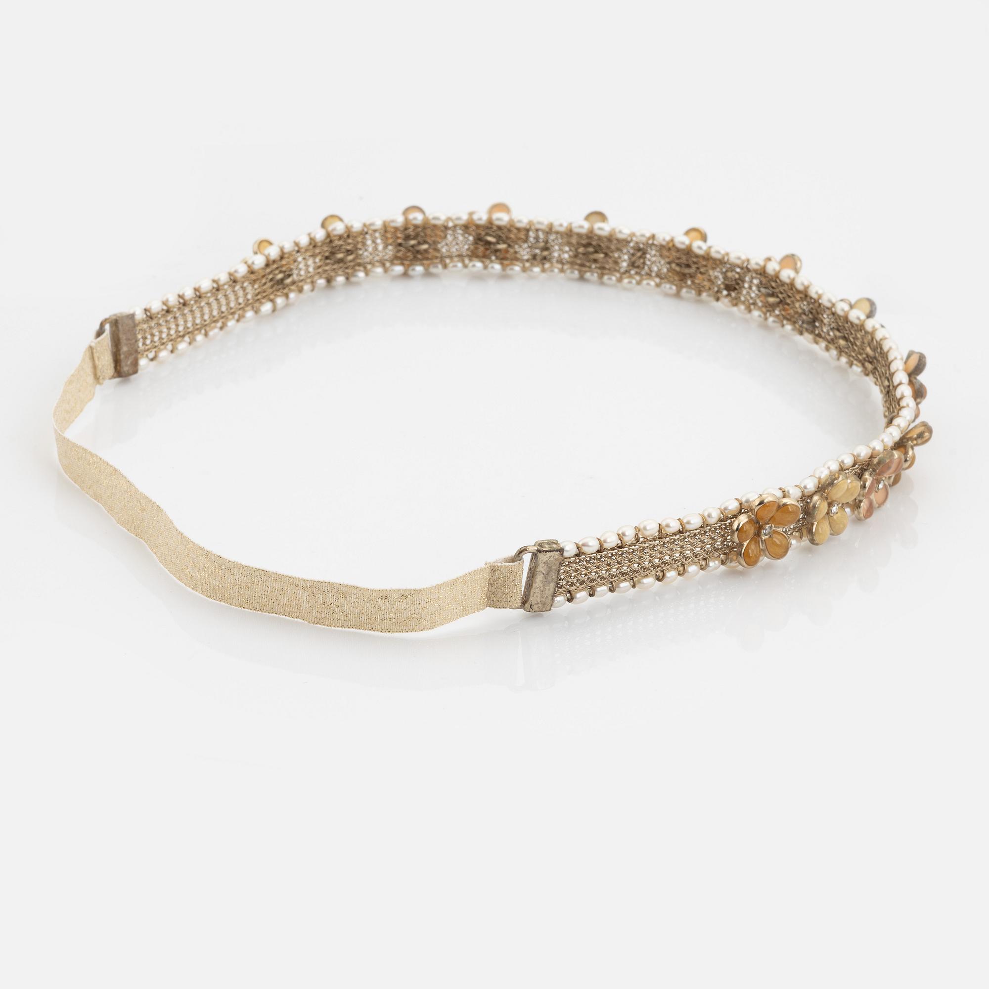 Chanel, hårband/diadem.