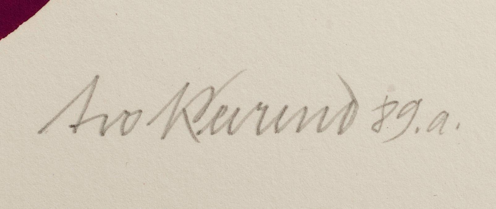 AVO KEEREND, 2 colour lithographes, signed and numbered 2/50 and 5/50.