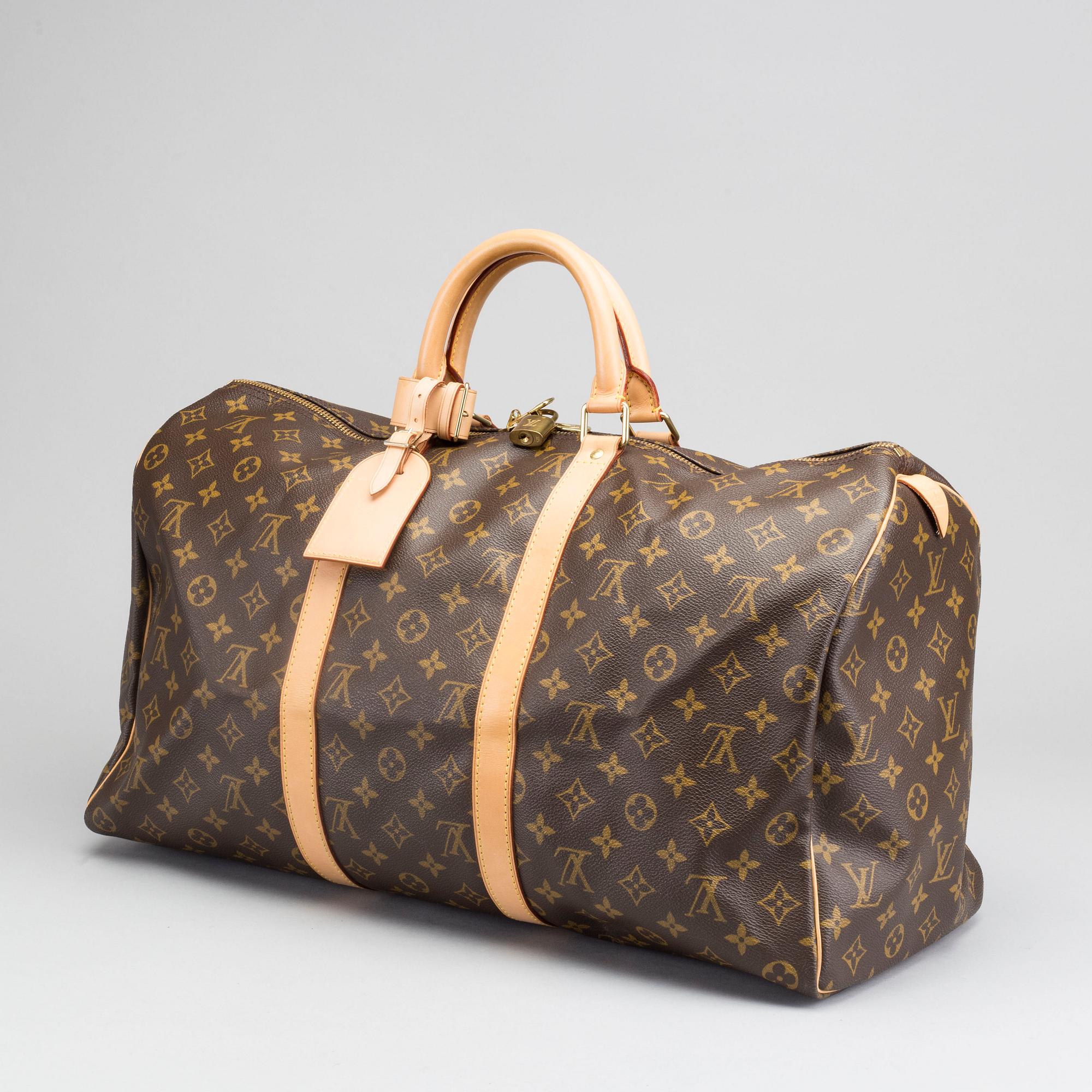 LOUIS VUITTON, "Keepall 50", weekend bag.