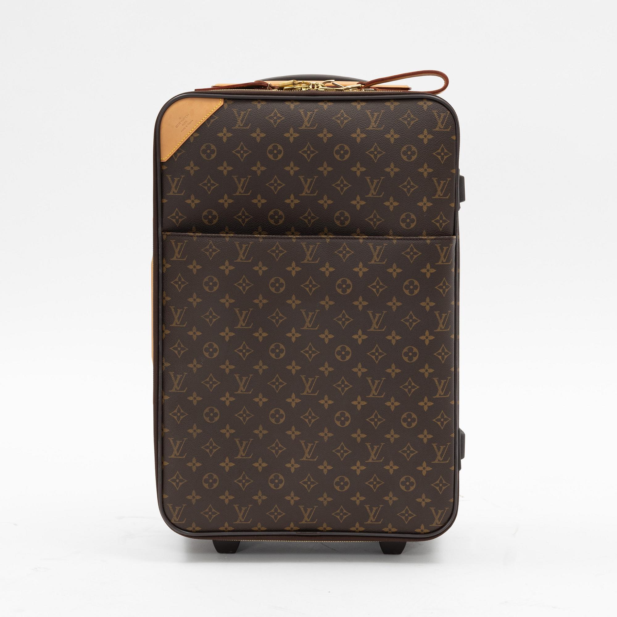 Louis Vuitton, a monogram canvas 'Pégase 60' suitcase, 2004.
