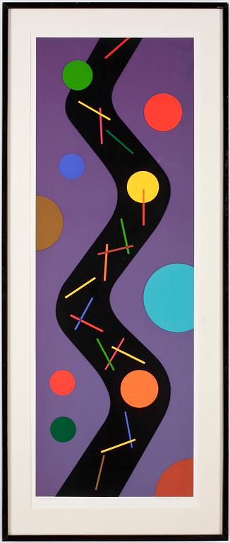 KG NILSSON (SVERIGE), färglitografi, signerad och numrerad 50/50. Daterad 1989.