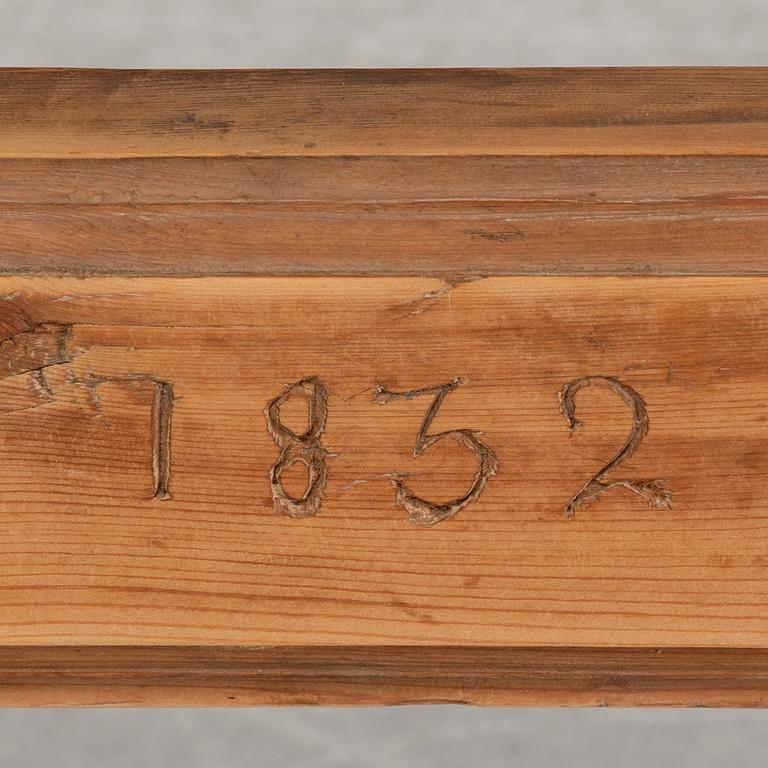 Bockbord, furu, 1800-tal.
