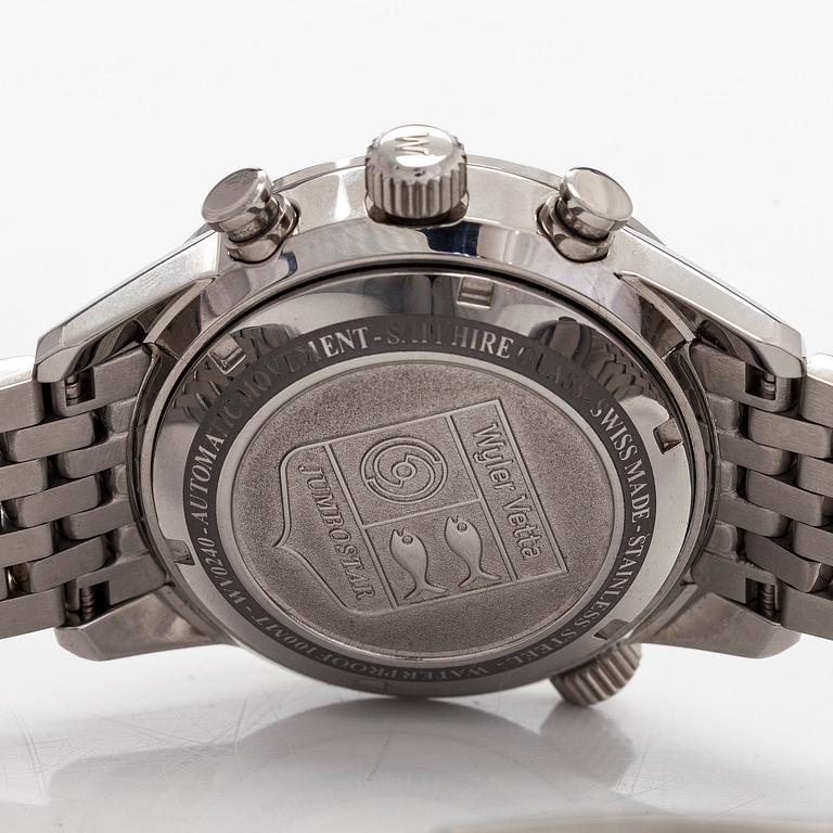 Wyler Vetta, Jumbostar, armbandsur, 40 mm, stål, automatisk.