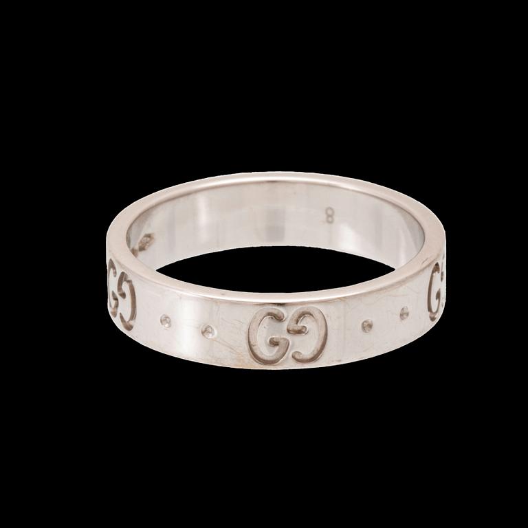 Gucci, ring "Gucci Icon" 18K white gold.