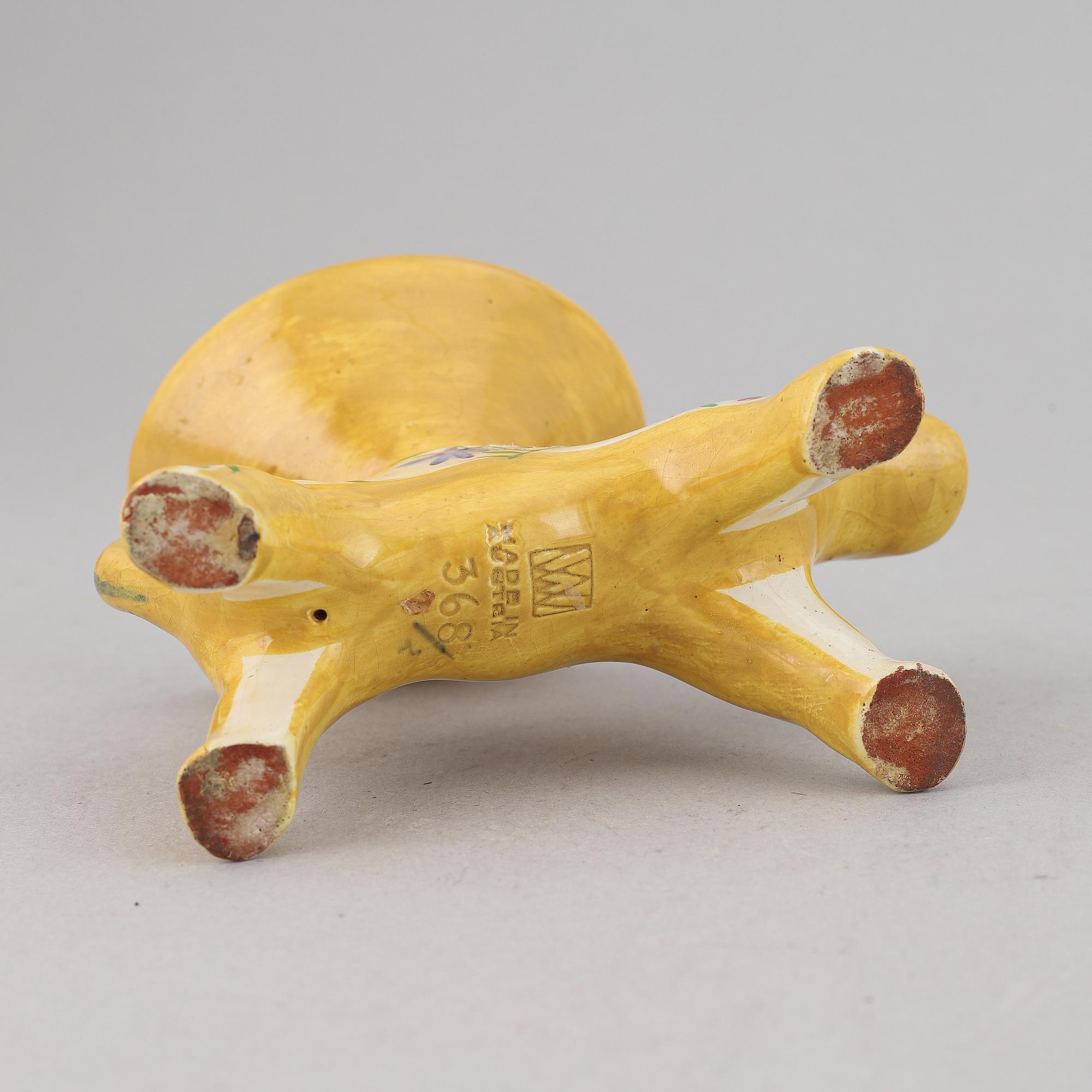 Saltkar, fajans, Wiener Werkstätte, Österrike.