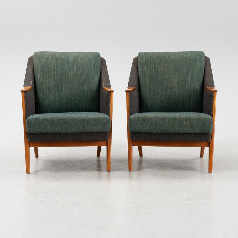 Soffa samt två fåtöljer, "Falang", IKEA, 1950/60-tal.