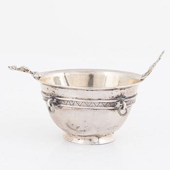 Erik Sandström, bägare, silver, Torneå, Finland, 1839.