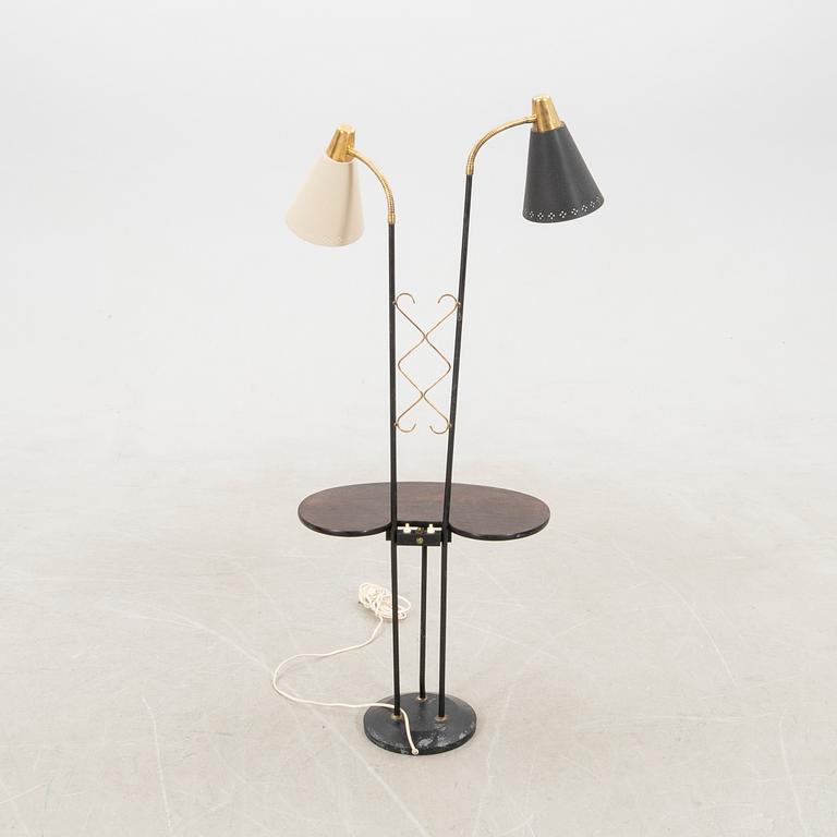 Floor lamp 1940s/50s marked Metallprydnader 735.