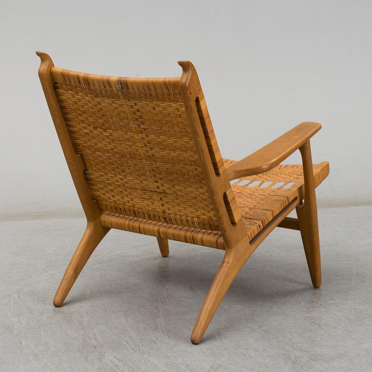 HANS J WEGNER, fåtölj, "CH-27", Carl Hansen & Son, Danmark, 1900-talets andra hälft.