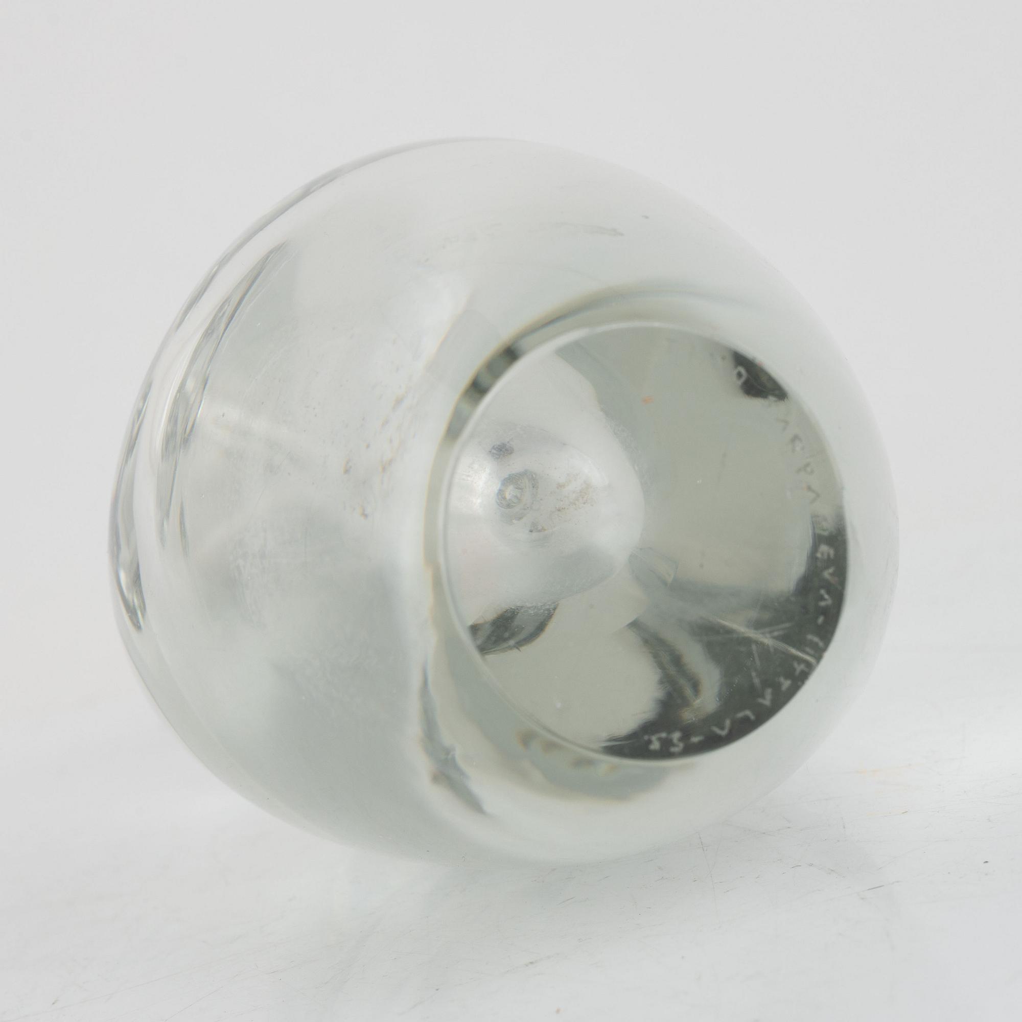 Timo Sarpaneva, skulptur, "Orkidé", Iittala, Finland 1953.