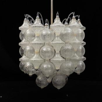A 'Tulipan' chandelier from J.T. Kalmar, Austria, 1960's/70's.