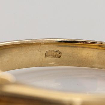 Sormus, vanhahiottu timantti, 14K (56) kultaa, St Petersburg 1908–1926.