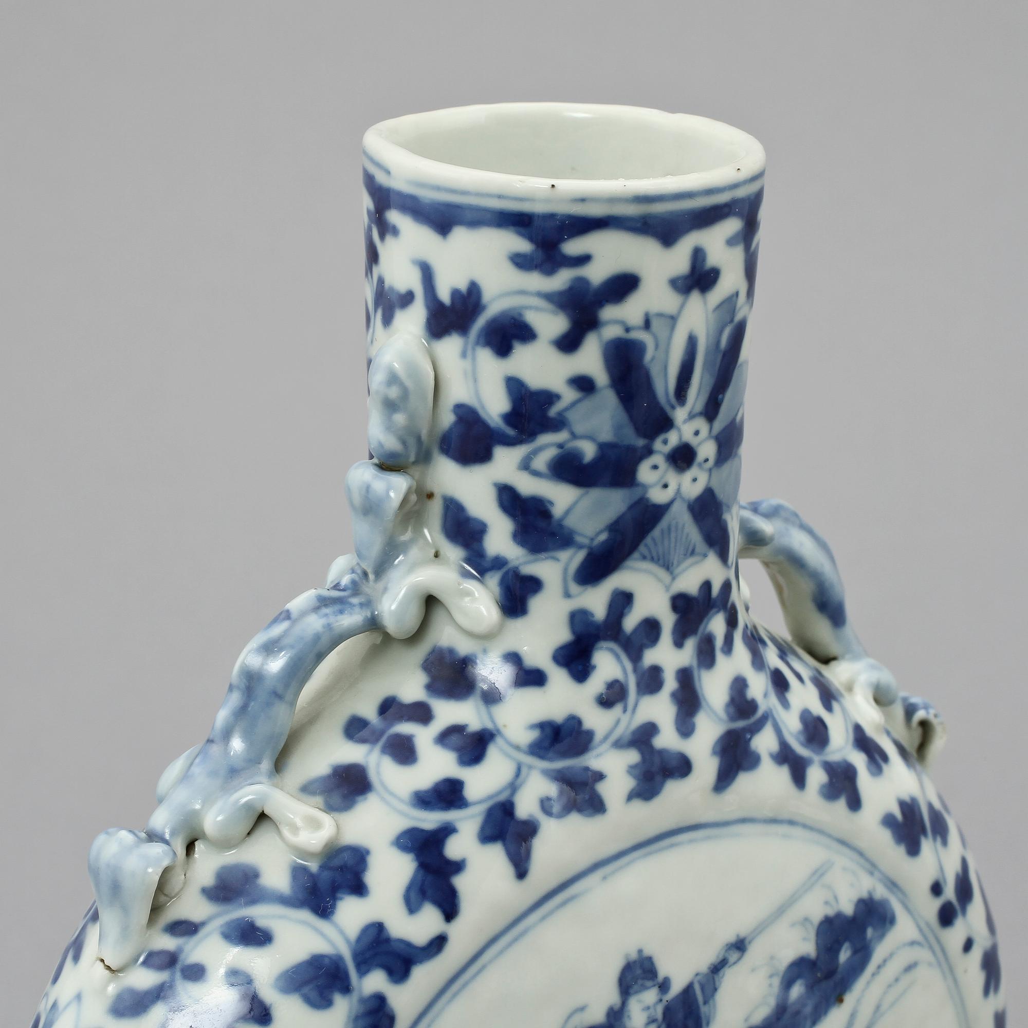 PILGRIMSKRUS, porslin, Kina, 1800/1900-tal.