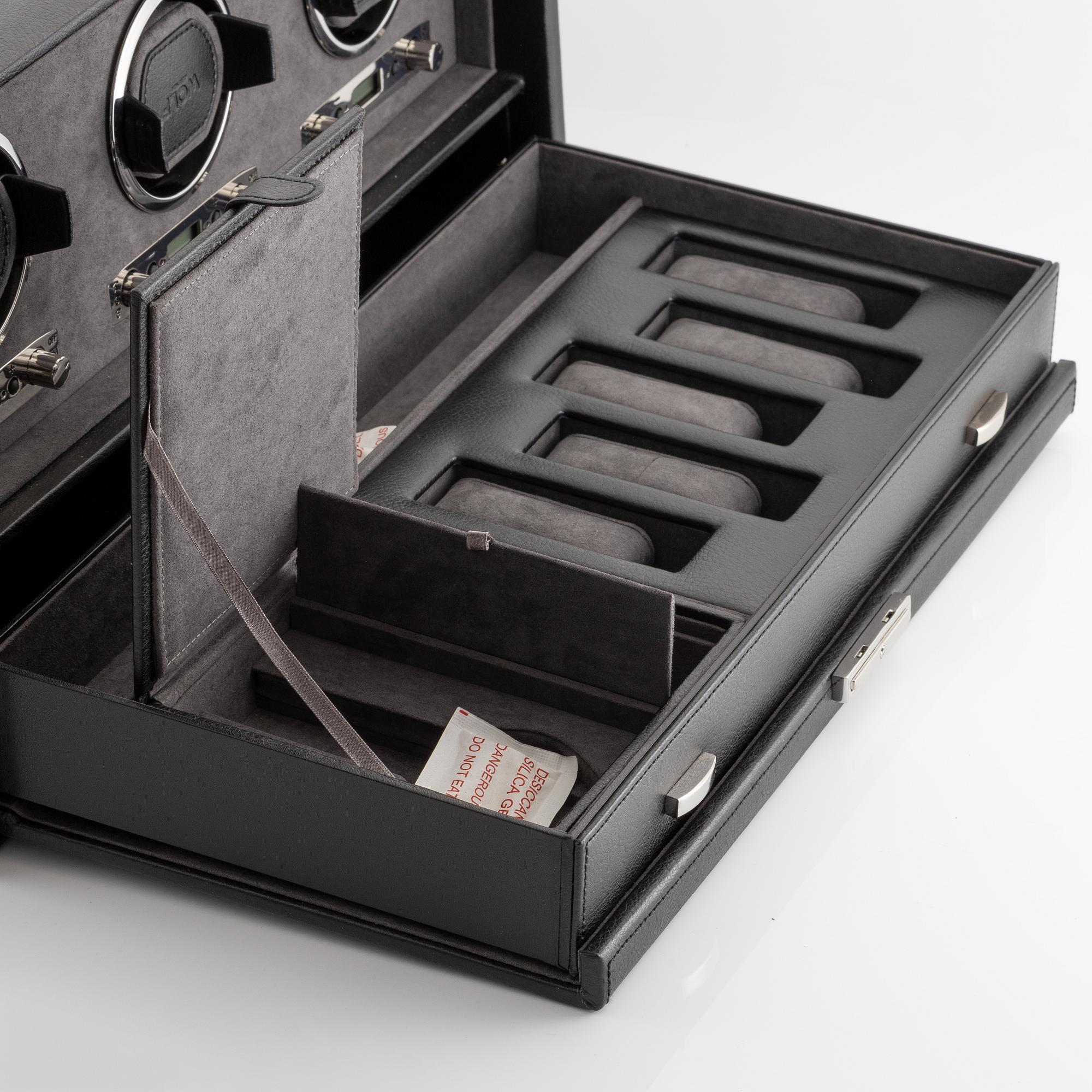 Wolf, Blake, Triple Watch Winder, 25 x 45 x 25 cm.