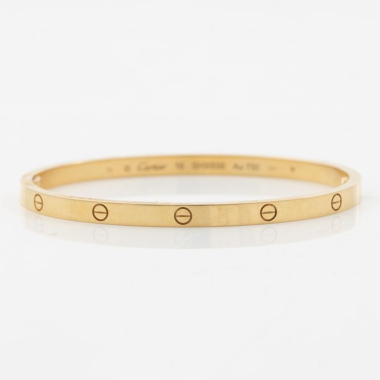 Cartier, bracelet, "Love" small, 18K gold.