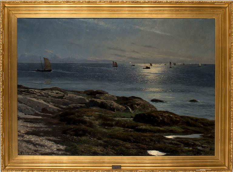 JOHAN ERICSON, Olja på duk, signerad.