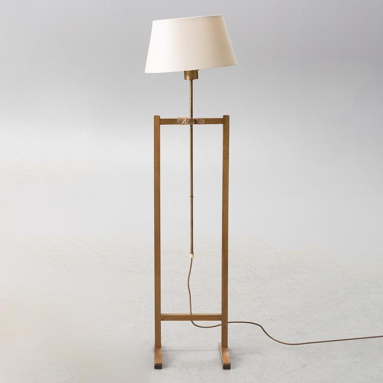 Josef Frank, a floor lamp, model 2548, "Kryckan/The Crutch", Svenskt Tenn.