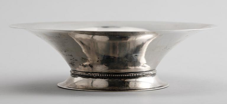 SKÅL, silver, Wiwen Nilsson, Lund 1929. Vikt 158 g.