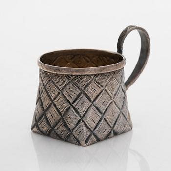 A silver charka, St. Petersburg 1890.