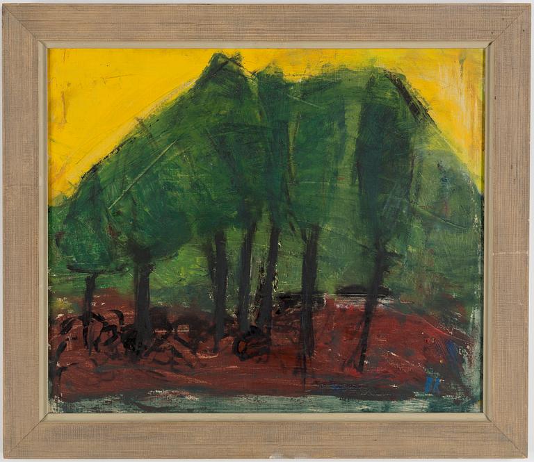 BERNT RINGQVIST, oil on panel, signed.