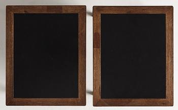 BERNT PETERSEN, a pair of rosewood veneered side tables from Wörts Möbelfabrik, Denmark, 1950's.