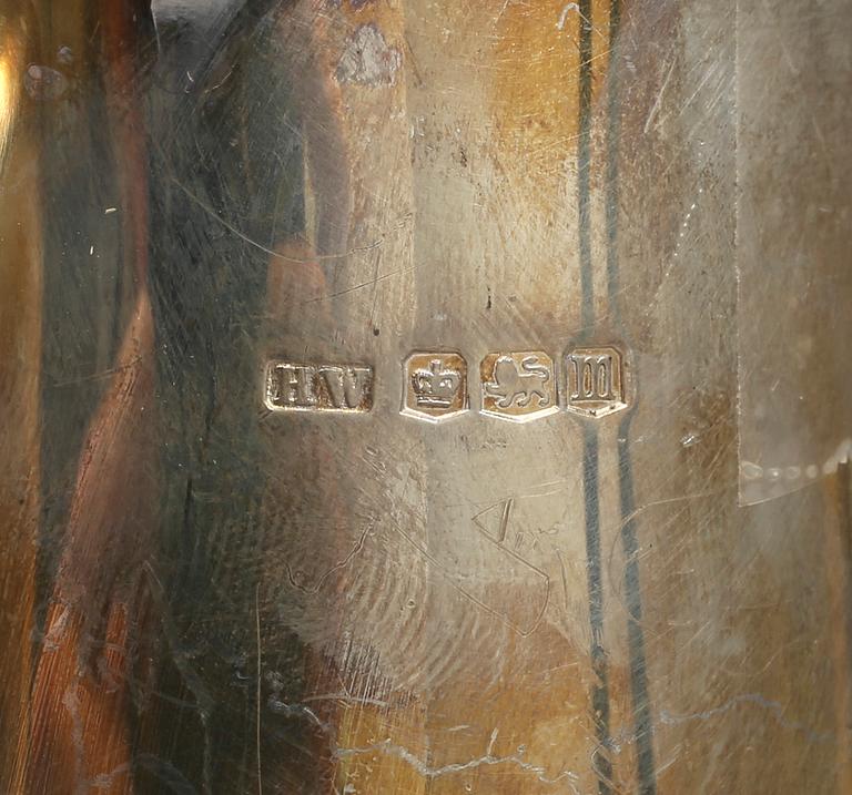 STOP, 4 st, silver, London resp Sheffield, 1900-29. Tot ca 1055 gram.