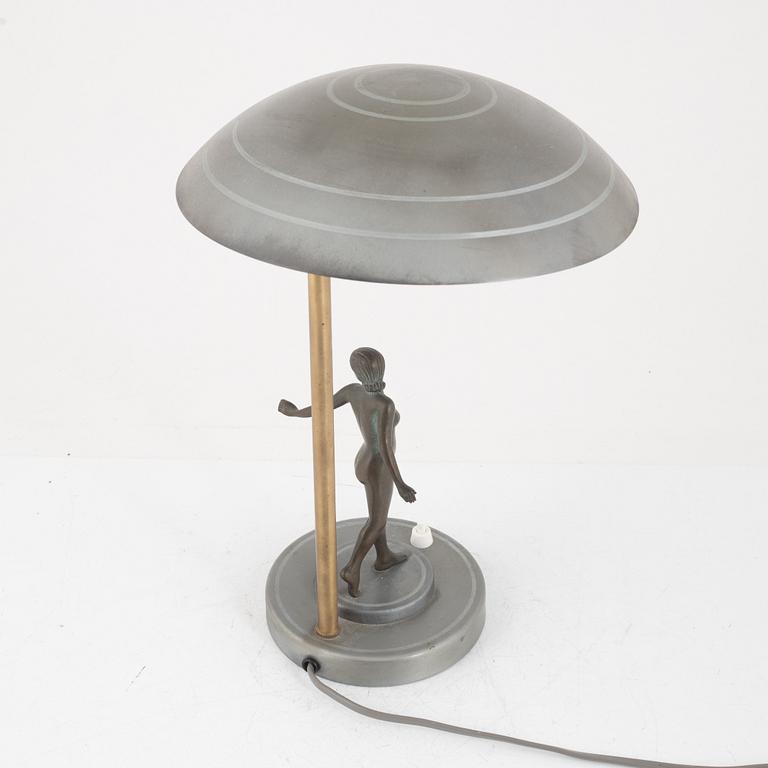 Bordslampa, Art Déco, 1920-30-tal.