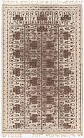 Märta Måås-Fjetterström, A 'Skvattram' carpet, knotted pile in relief, ca 365 x 228 cm, signed AB MMF.