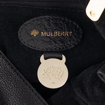 Mulberry, a black leather 'Lily' handbag.