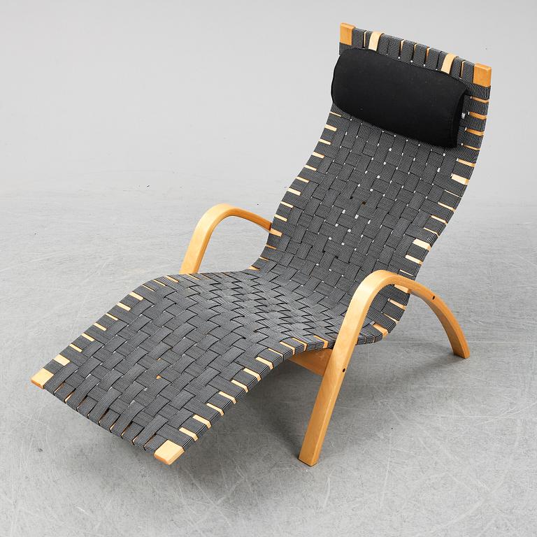 A 1990's birch 'Axstad' lounge chair by Kim Samson for IKEA.