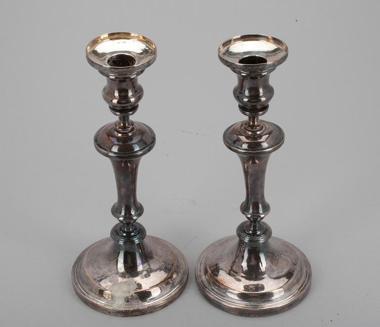 LJUSSTAKAR, nysilver, Ryssland 1800-talets slut.