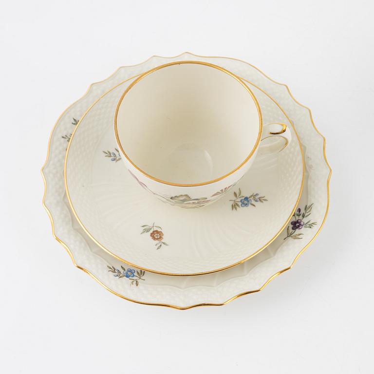 A 26-piece porcelain coffee service, "Frijsenborg", Royal Copenahgen, Denmark.