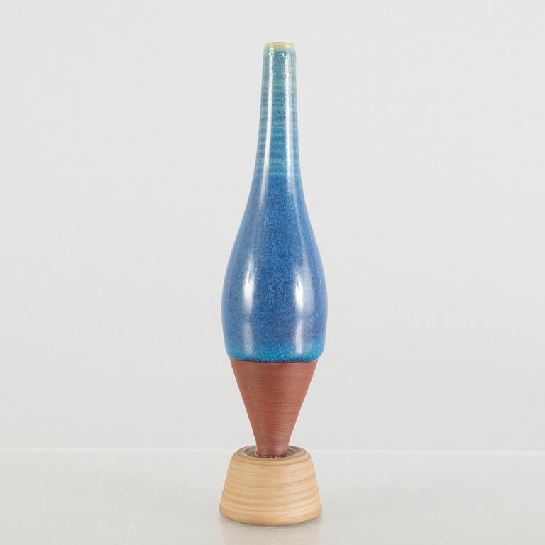 Five miniature vases and four bowls, including Carl Harry Stålhane, Rörstrand and Wilhelm Kåge, Gustavsberg Studio.