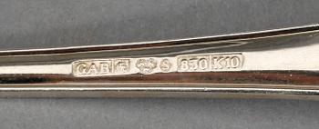 BESTICKSUPPSÄTTNING, 179 delar. Silver. Bl a GAB Stockholm 1984. Tot ca 6675 g.