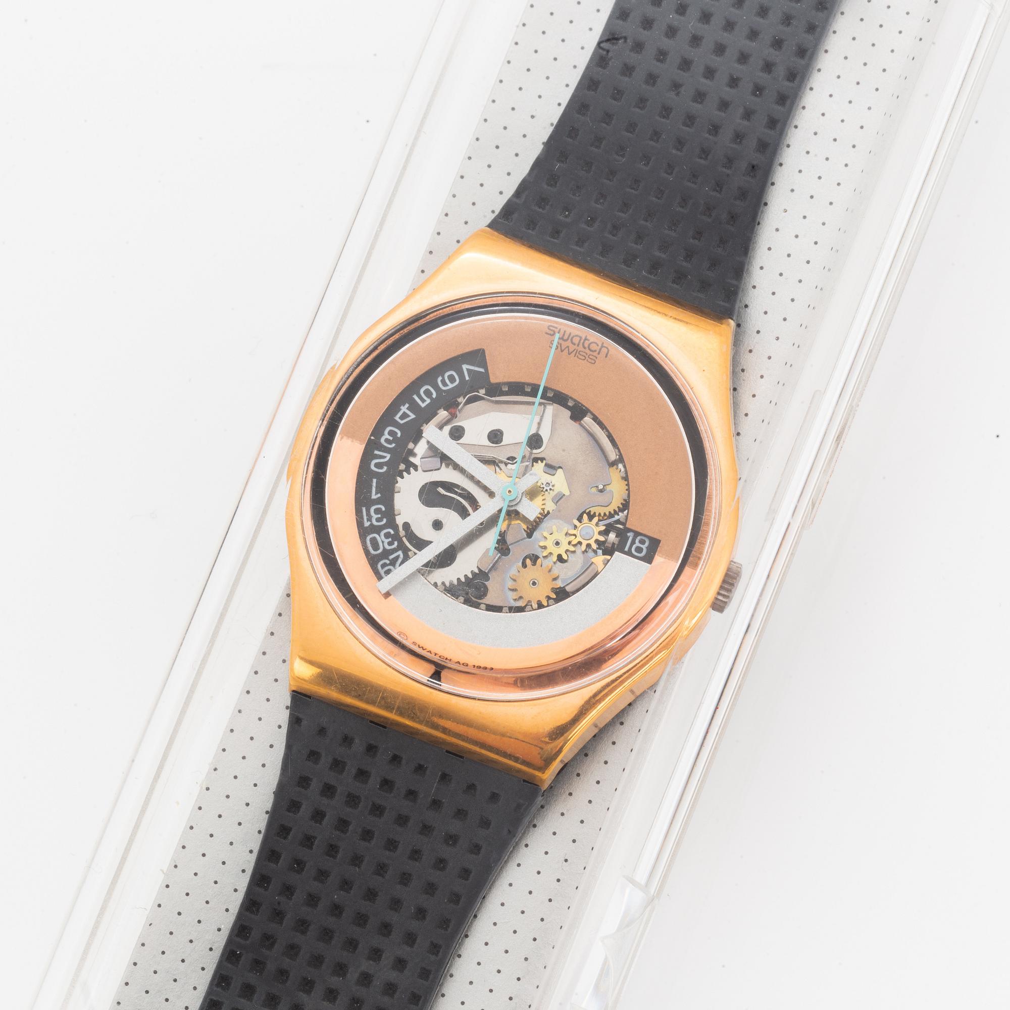 Swatch, Moonquake, wristwatch, 34 mm.