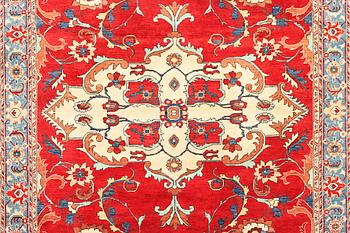A Kazak carpet, c. 354 x 266 cm.