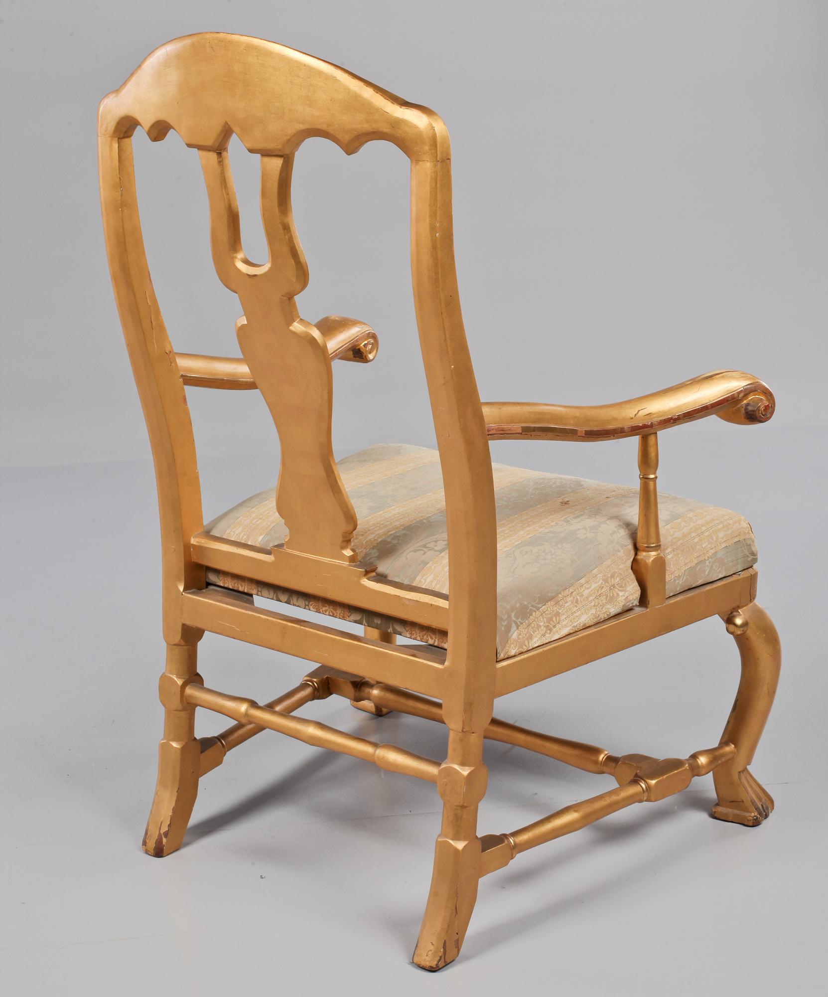 KARMSTOL, barock, 1720.
